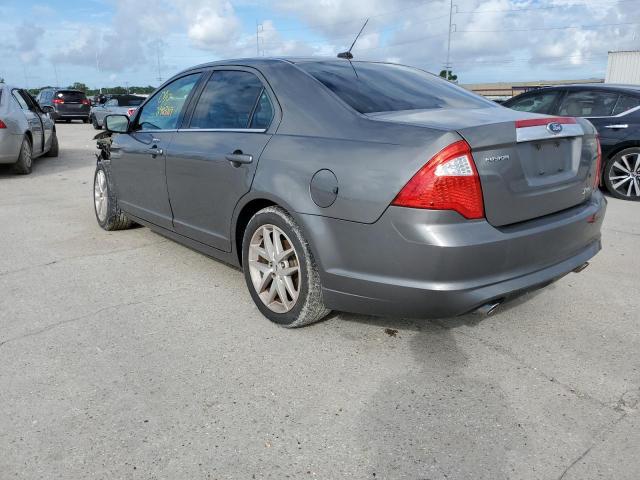 3FAHP0JG1AR357785 - 2010 FORD FUSION SEL GRAY photo 3