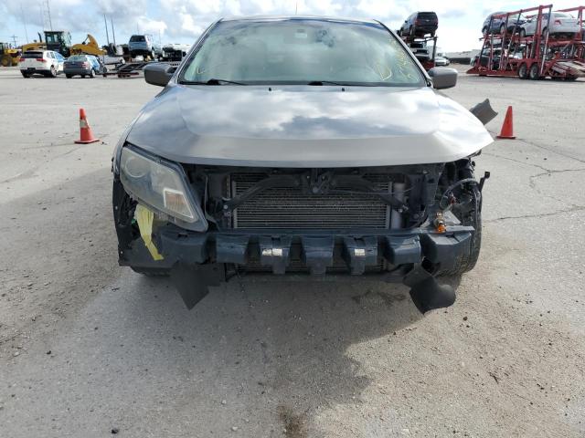 3FAHP0JG1AR357785 - 2010 FORD FUSION SEL GRAY photo 9