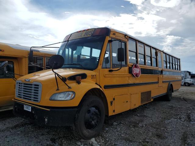 4UZABRDT6HCHW3902 - 2017 FREIGHTLINER CHASSIS B2 YELLOW photo 2