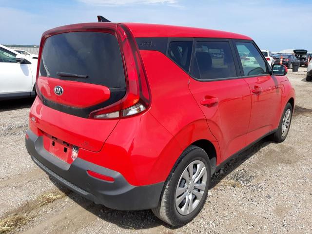 KNDJ23AU9M7140045 - 2021 KIA SOUL LX RED photo 4