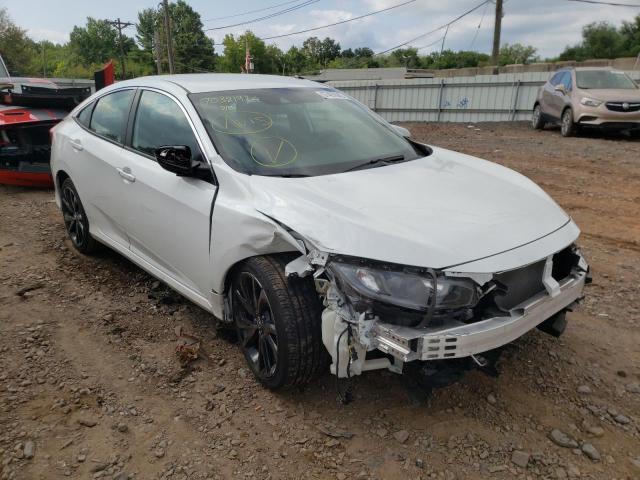 19XFC2F87ME202423 - 2021 HONDA CIVIC SPOR WHITE photo 1