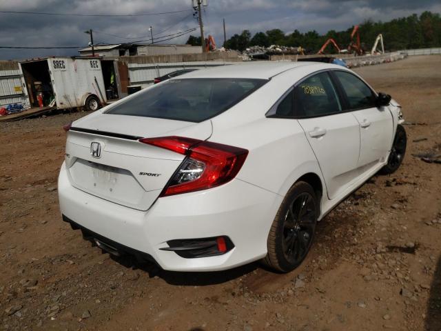 19XFC2F87ME202423 - 2021 HONDA CIVIC SPOR WHITE photo 4