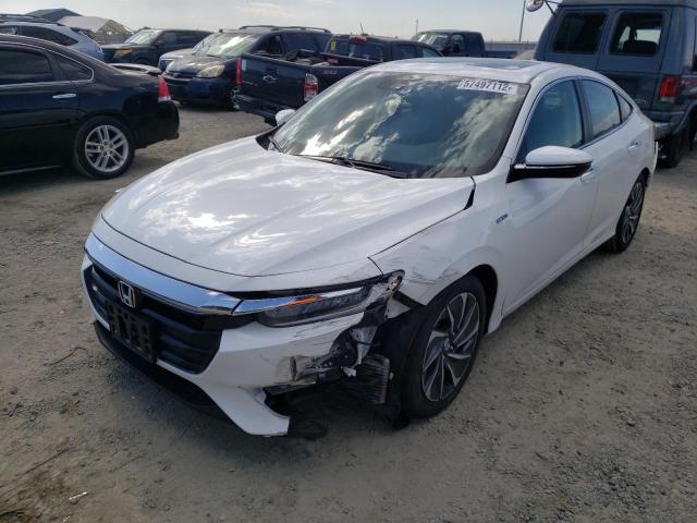 19XZE4F96KE030684 - 2019 HONDA INSIGHT TO WHITE photo 2