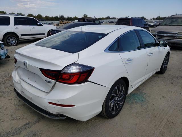 19XZE4F96KE030684 - 2019 HONDA INSIGHT TO WHITE photo 4