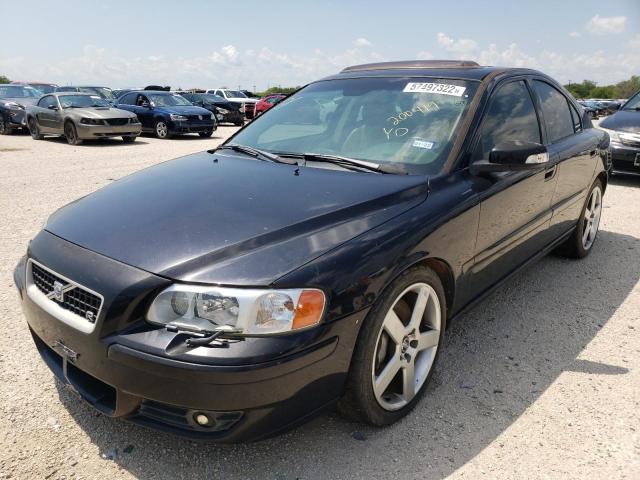 YV1RH527972639574 - 2007 VOLVO S60 R შავი ფოტო 2