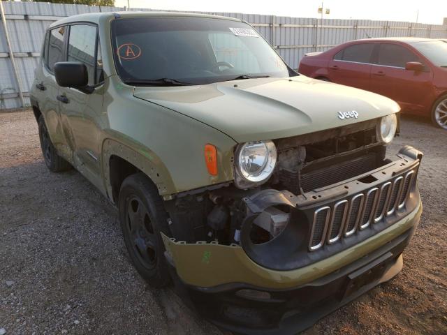 ZACCJAAT1FPB95876 - 2015 JEEP RENEGADE S GREEN photo 1