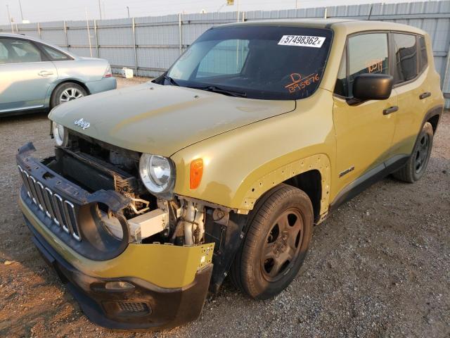 ZACCJAAT1FPB95876 - 2015 JEEP RENEGADE S Yaşıl foto 2