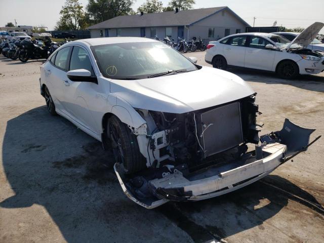 19XFC2F84ME001482 - 2021 HONDA CIVIC SPOR WHITE photo 1