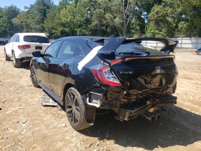 SHHFK7H4XMU229604 - 2021 HONDA CIVIC SPOR BLACK photo 3