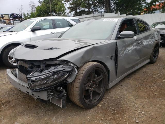2C3CDXL93HH509760 - 2017 DODGE CHARGER SR GRAY photo 2