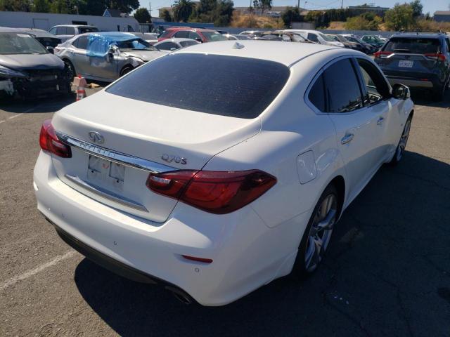 JN1BY1APXFM542715 - 2015 INFINITI Q70 3.7 WHITE photo 4