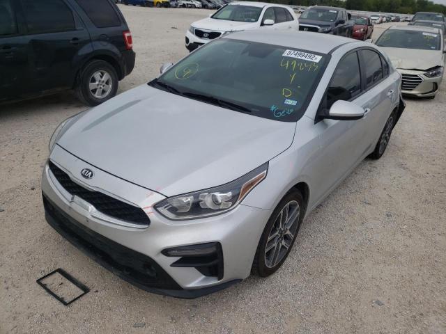 3KPF34ADXKE014895 - 2019 KIA FORTE GT L SILVER photo 2