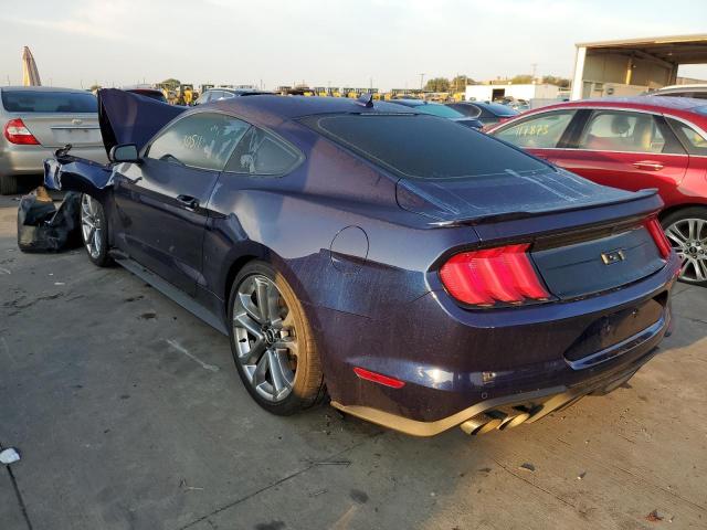 1FA6P8CF8L5181785 - 2020 FORD MUSTANG GT BLUE photo 3