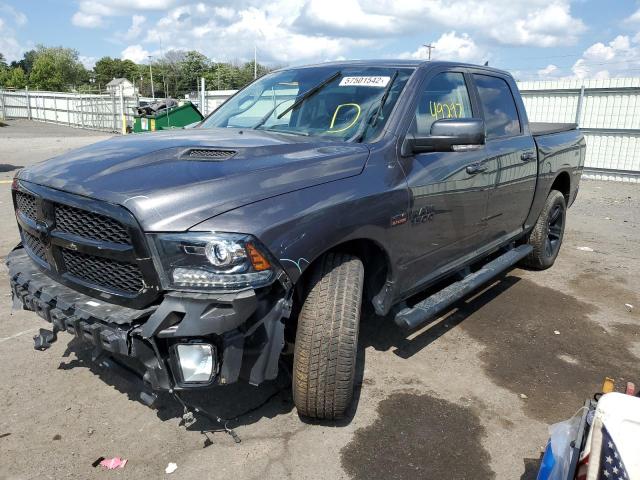 1C6RR7MT7HS710904 - 2017 RAM 1500 SPORT BLACK photo 2