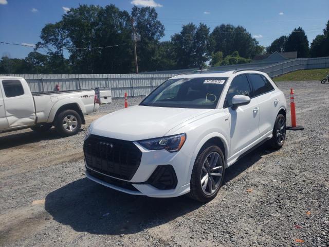 WA1DECF33N1025492 - 2022 AUDI Q3 PREMIUM WHITE photo 2