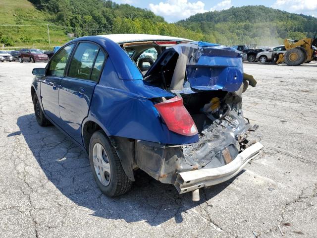 1G8AF52F24Z114188 - 2004 SATURN ION LEVEL BLUE photo 3