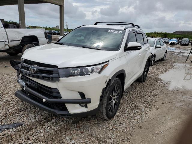 5TDJZRFH2HS404423 - 2017 TOYOTA HIGHLANDER WHITE photo 2