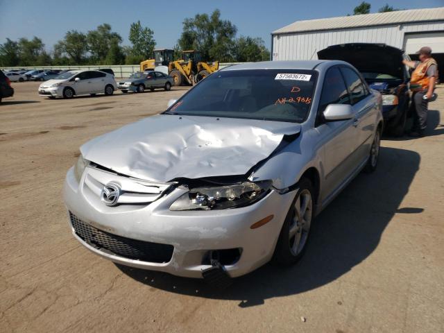 1YVHP80C485M24815 - 2008 MAZDA 6 I GRAY photo 2