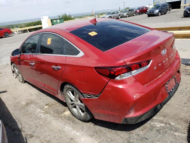 5NPE34AF4KH776502 - 2019 HYUNDAI SONATA LIM RED photo 3