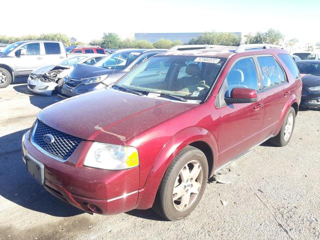 1FMDK06155GA05734 - 2005 FORD FREESTYLE წითელი ფოტო 2