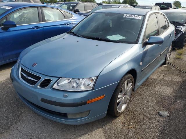 YS3FD49Y871126652 - 2007 SAAB 9-3 2.0T BLUE photo 2