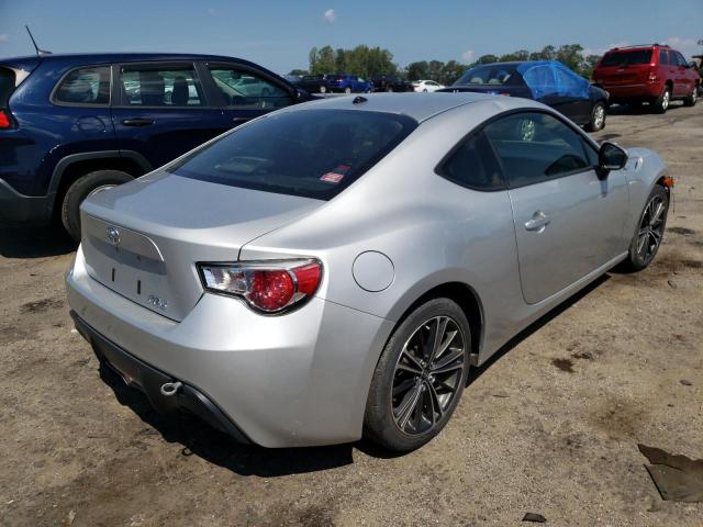 JF1ZNAA18E9700105 - 2014 TOYOTA SCION FR-S SILVER photo 4