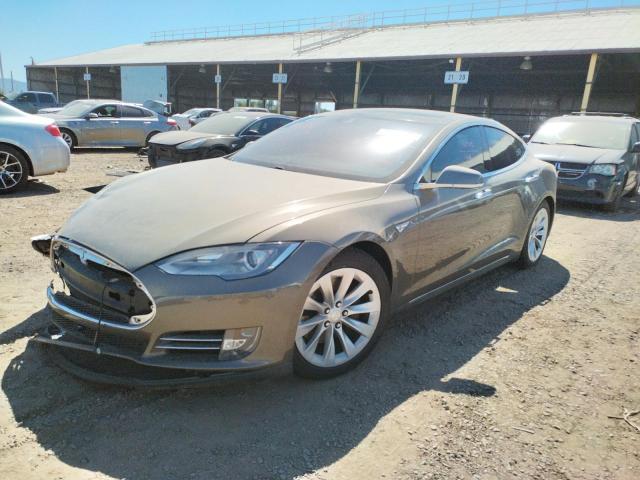 5YJSA1E25GF133550 - 2016 TESLA MODEL S Գրաֆիտ լուսանկար 2