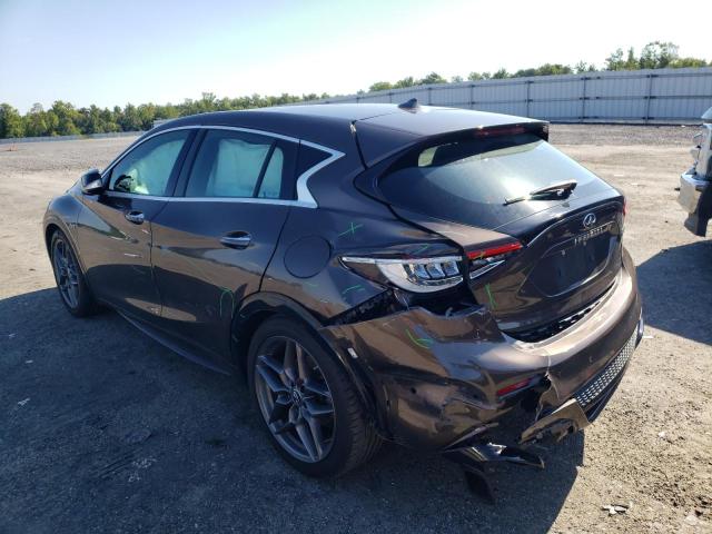 SJKCH5CP0HA017198 - 2017 INFINITI QX30 BASE BROWN photo 3