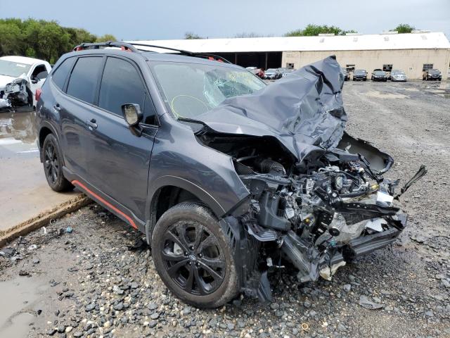 JF2SKAJC8NH458235 - 2022 SUBARU FORESTER S CHARCOAL photo 1