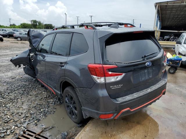 JF2SKAJC8NH458235 - 2022 SUBARU FORESTER S CHARCOAL photo 3