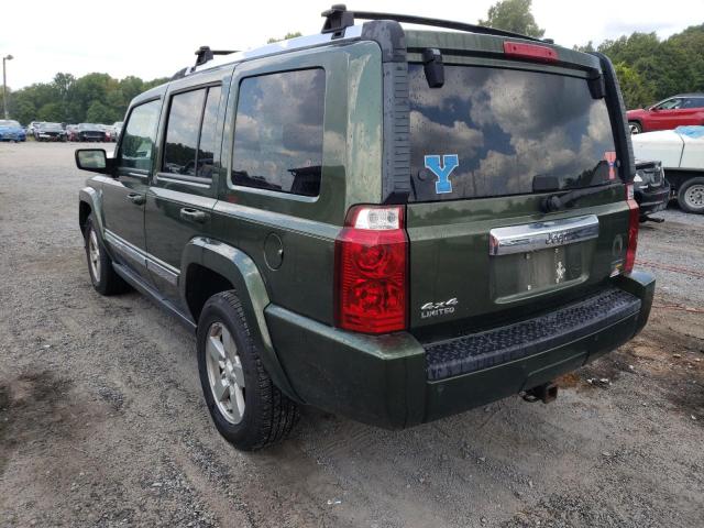 1J8HG58P77C642441 - 2007 JEEP COMMANDER მწვანე ფოტო 3