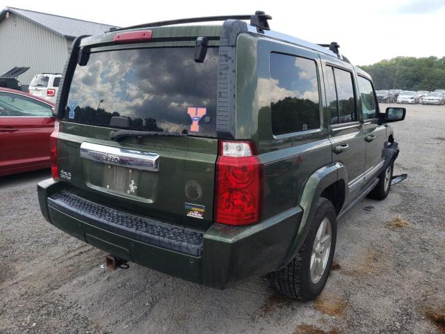 1J8HG58P77C642441 - 2007 JEEP COMMANDER მწვანე ფოტო 4