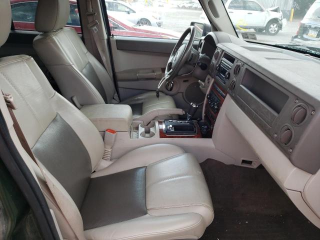 1J8HG58P77C642441 - 2007 JEEP COMMANDER მწვანე ფოტო 5