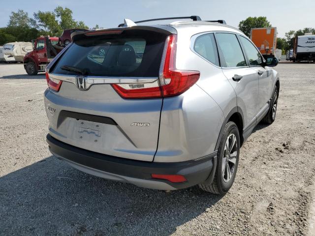 2HKRW6H31JH220856 - 2018 HONDA CR-V LX SILVER photo 4