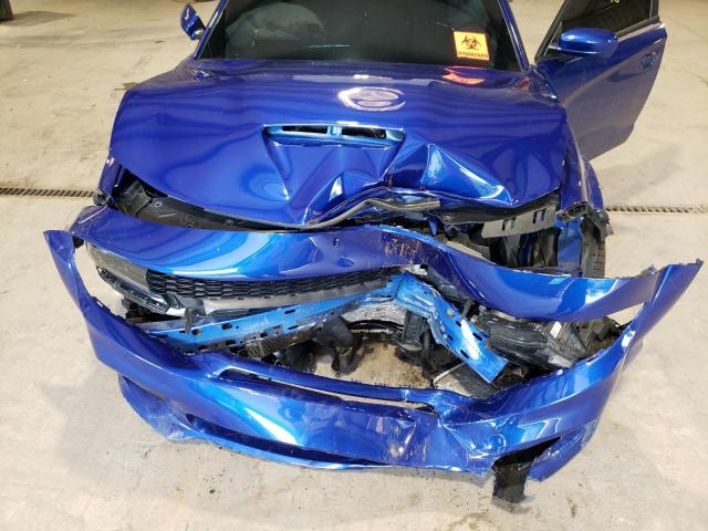 2C3CDXL93NH109743 - 2022 DODGE CHARGER SR BLUE photo 7