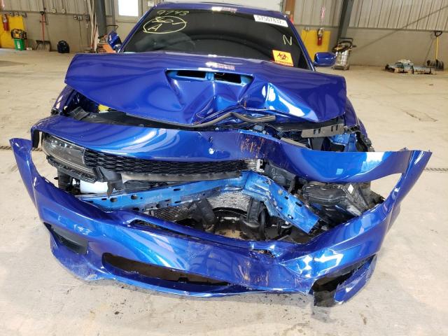 2C3CDXL93NH109743 - 2022 DODGE CHARGER SR BLUE photo 9