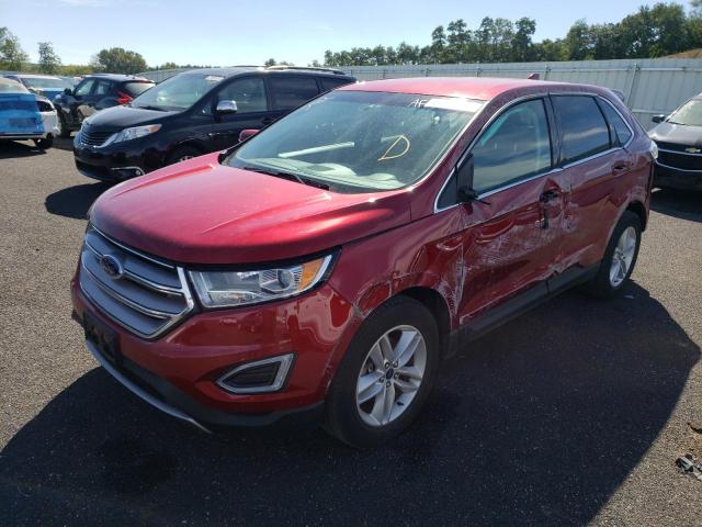 2FMPK3J90JBC46422 - 2018 FORD EDGE SEL MAROON photo 2