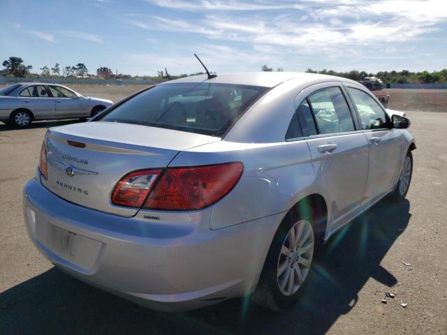 1C3CC5FB2AN117193 - 2010 CHRYSLER SEBRING LI SILVER photo 4