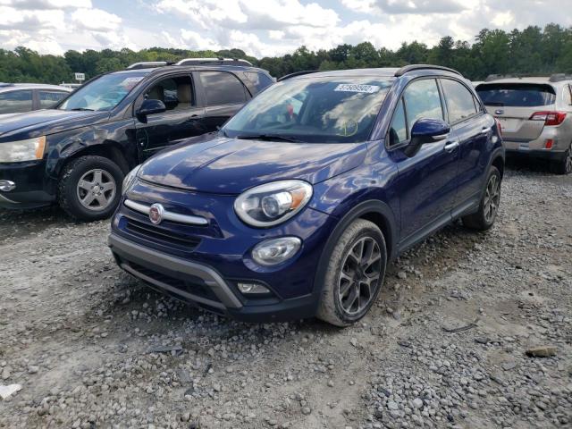 ZFBCFXCT0GP329237 - 2016 FIAT 500X TREKK BLUE photo 2