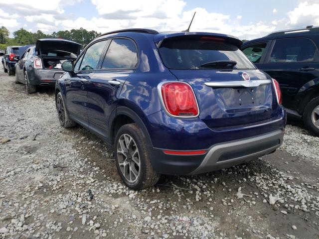 ZFBCFXCT0GP329237 - 2016 FIAT 500X TREKK BLUE photo 3