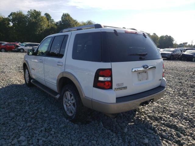 1FMEU74E66UB15708 - 2006 FORD EXPLORER E WHITE photo 3