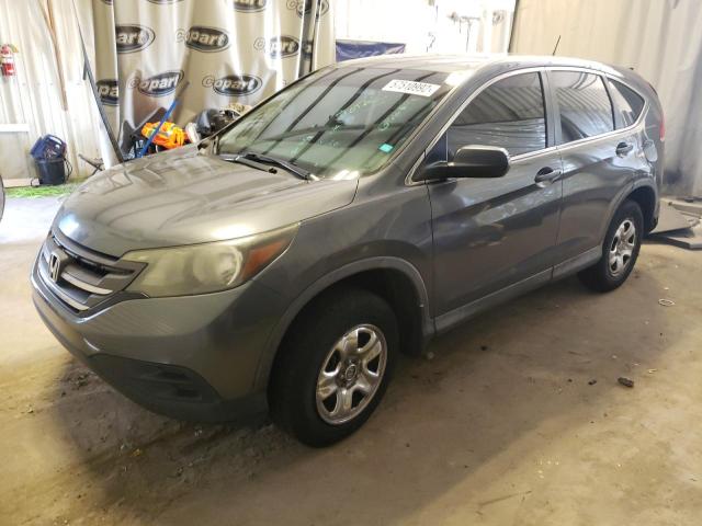 2HKRM4H39DH650956 - 2013 HONDA CR-V LX GRAY photo 2