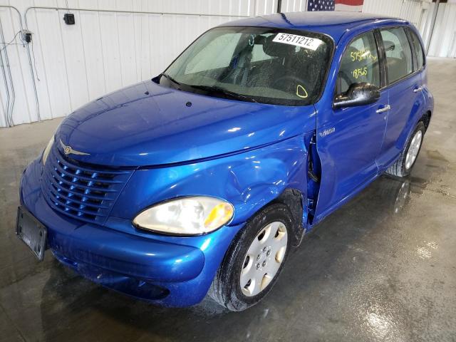 3C4FY58B75T559691 - 2005 CHRYSLER PT CRUISER BLUE photo 2