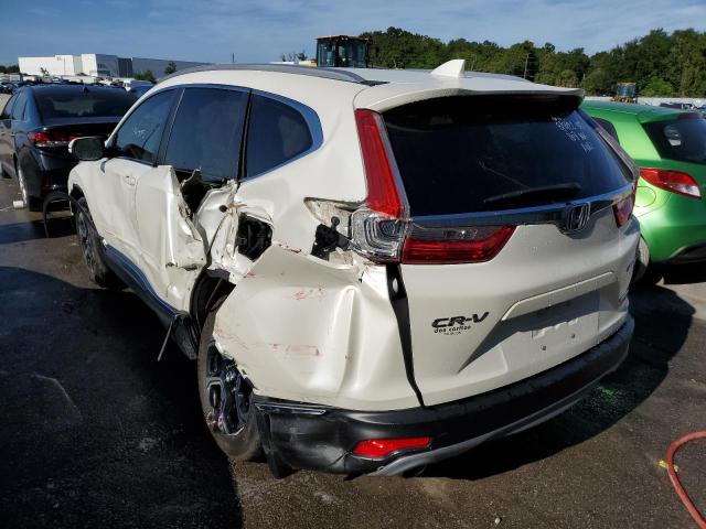 2HKRW2H99JH646498 - 2018 HONDA CR-V TOURI WHITE photo 3