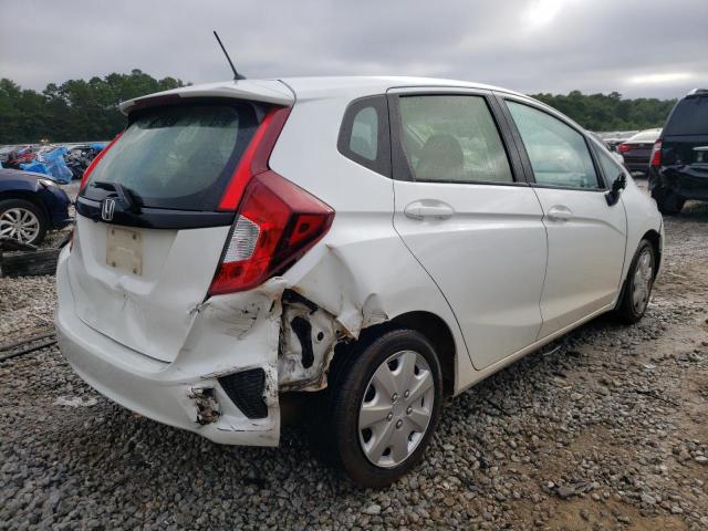 JHMGK5H55HS020619 - 2017 HONDA FIT LX WHITE photo 4