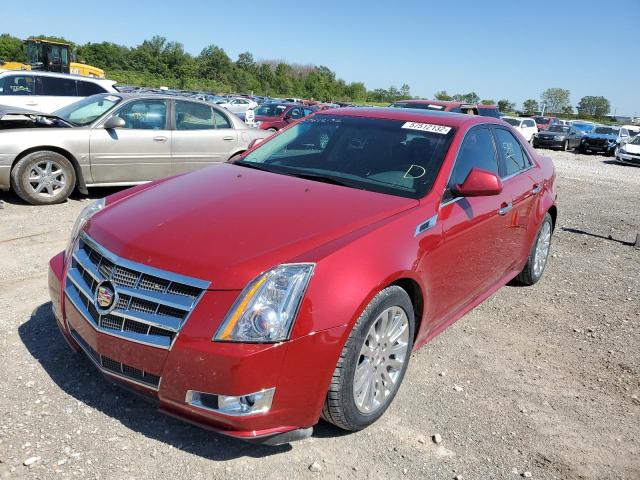 1G6DL5EY5B0123061 - 2011 CADILLAC CTS PERFOR RED photo 2