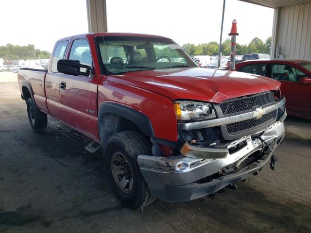 1GCHK39G24E242635 - 2004 CHEVROLET SILVERADO RED photo 1