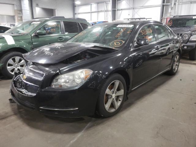 1G1ZC5E19BF271919 - 2011 CHEVROLET MALIBU 1LT შავი ფოტო 2