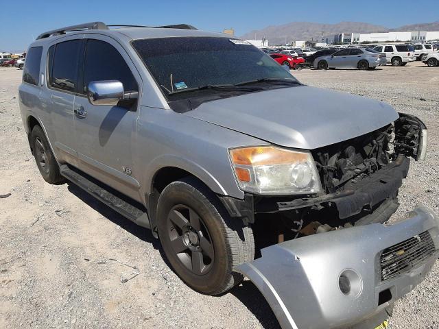 5N1AA08D58N613654 - 2008 NISSAN ARMADA SE SILVER photo 1