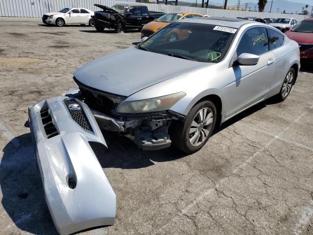 1HGCS12849A000222 - 2009 HONDA ACCORD EXL SILVER photo 2